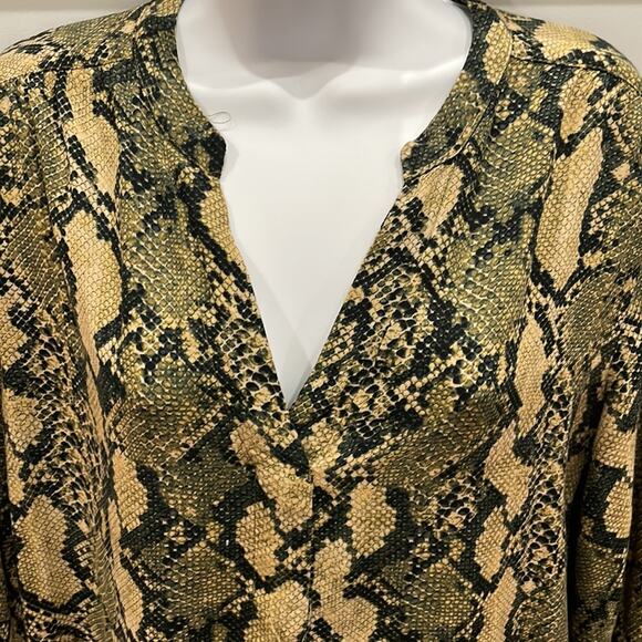 H&M Green Snake Print Tunic - Picture 3 of 6